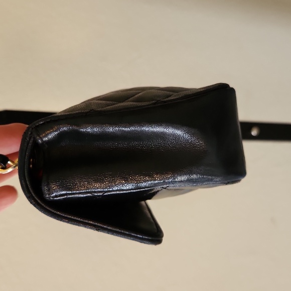 Chanel Matelasse Coco turnlock Timeless, vintage as is black, poor red lining - Picture 8 of 12